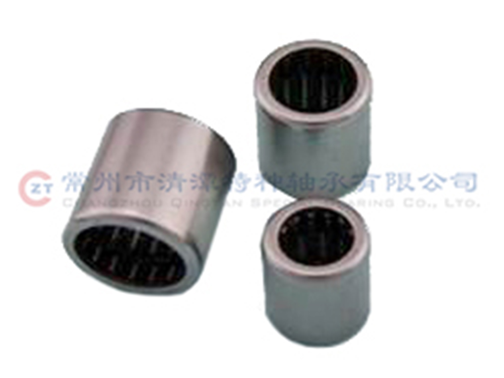 Drawn cup needle roller clutch and bearing combination