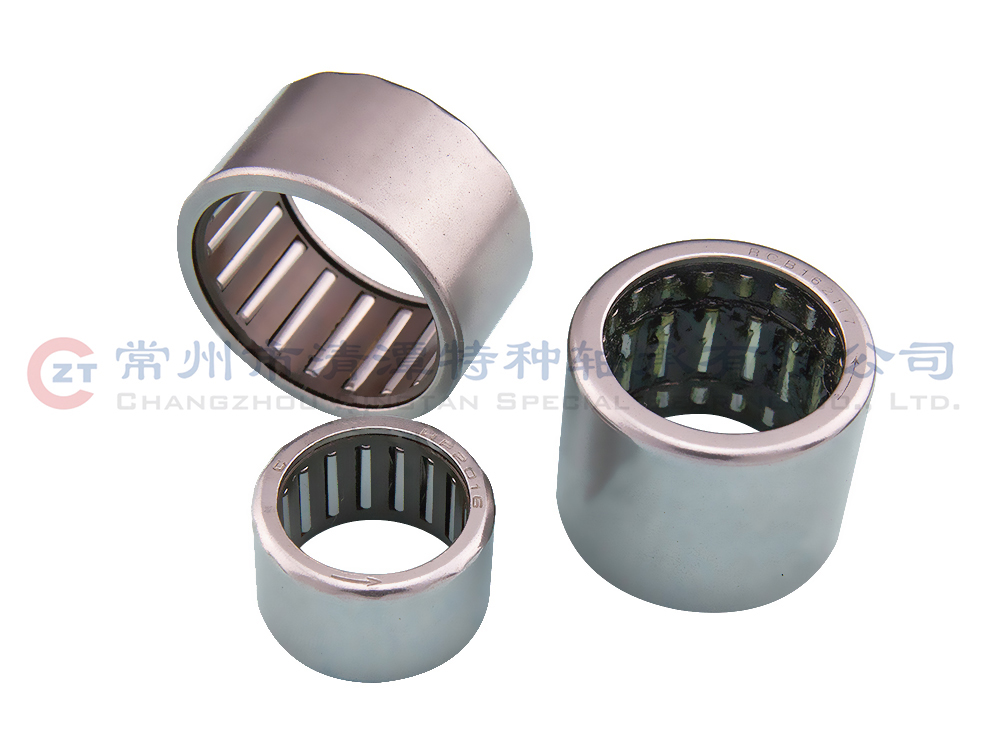 Drawn cup needle roller clutch and bearing combination