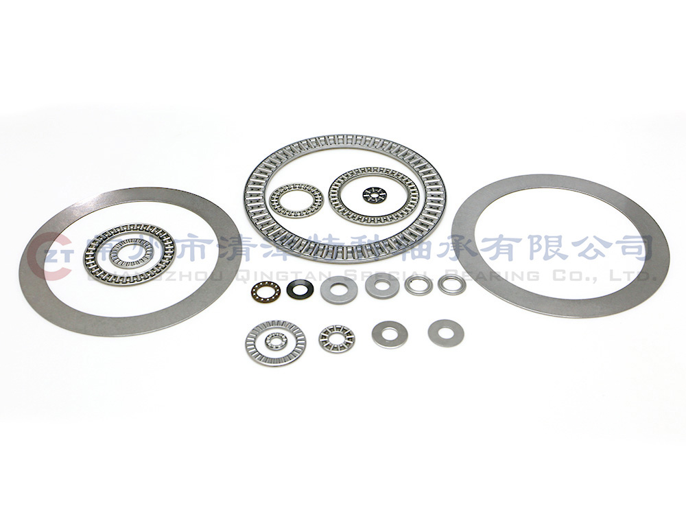 Flat thrust needle roller and cage assembly